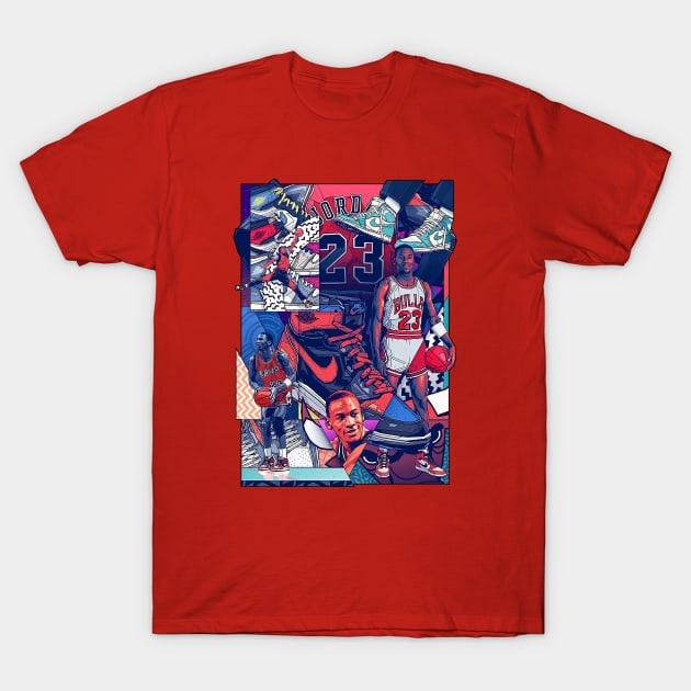 BASKETBALLART -CHICAGO MVP23 T-Shirt by JORDAN-ART23